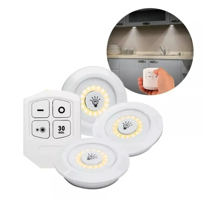 Lámparas Luz Led Inalámbrica Control X3